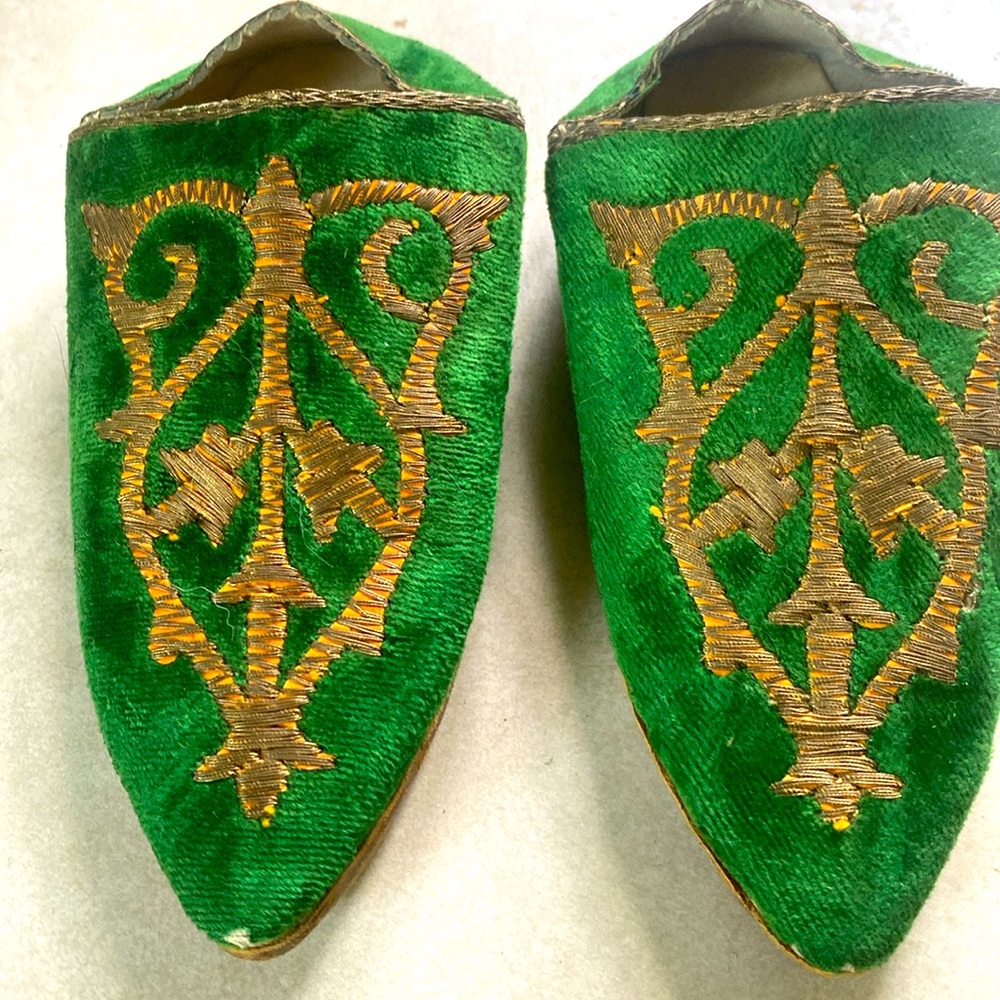3/$15. Antique Moroccan child’s slippers